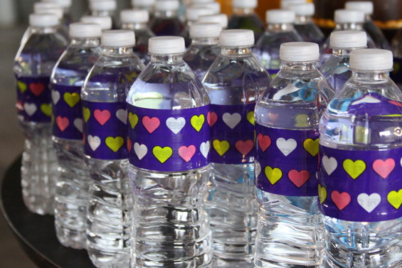 DIY Customized Water Bottles Using Decorative Tape